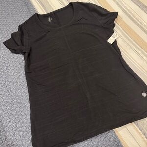 Talbots Classic Black Short Sleeve Tee size medium new with tags